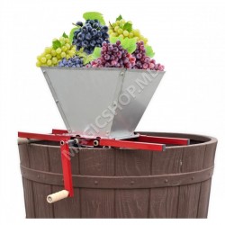 Ручная дробилка для винограда FC-T INOX 40x40, role NYLON